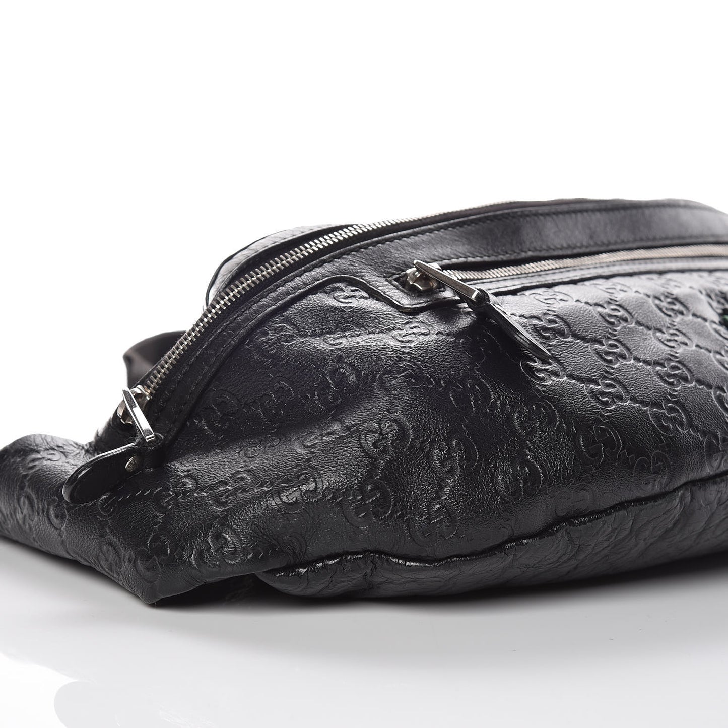 Guccissima Web Belt Bag Black