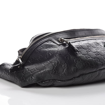 Gucci Guccissima Web Belt Bag Black 9 of 10