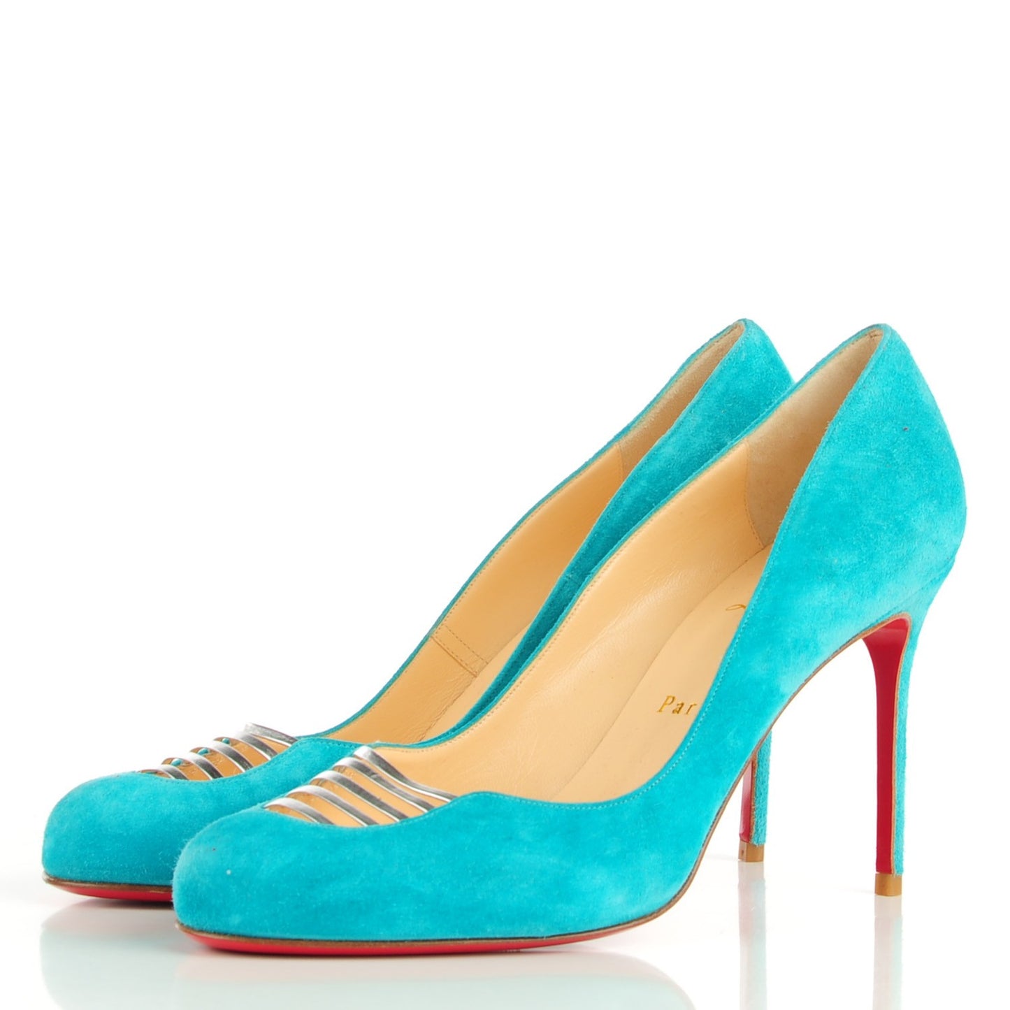 Suede Pumps 39 Turquoise