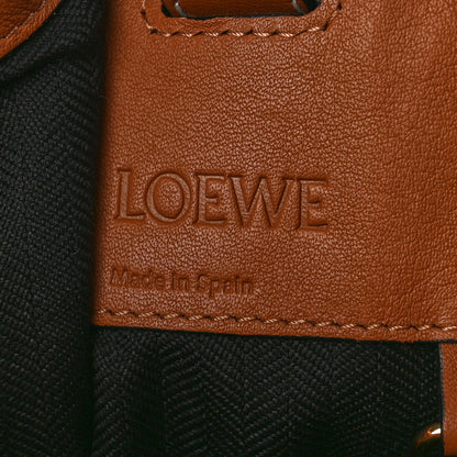 Loewe Calfskin Denim Small Hammock Shoulder Bag Blue Tan 6 of 12