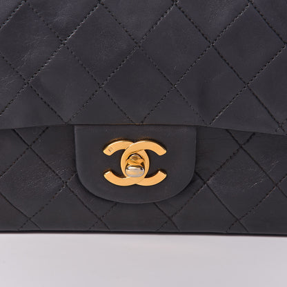 Chanel Lambskin Quilted Medium Double Flap Black 18 of 18