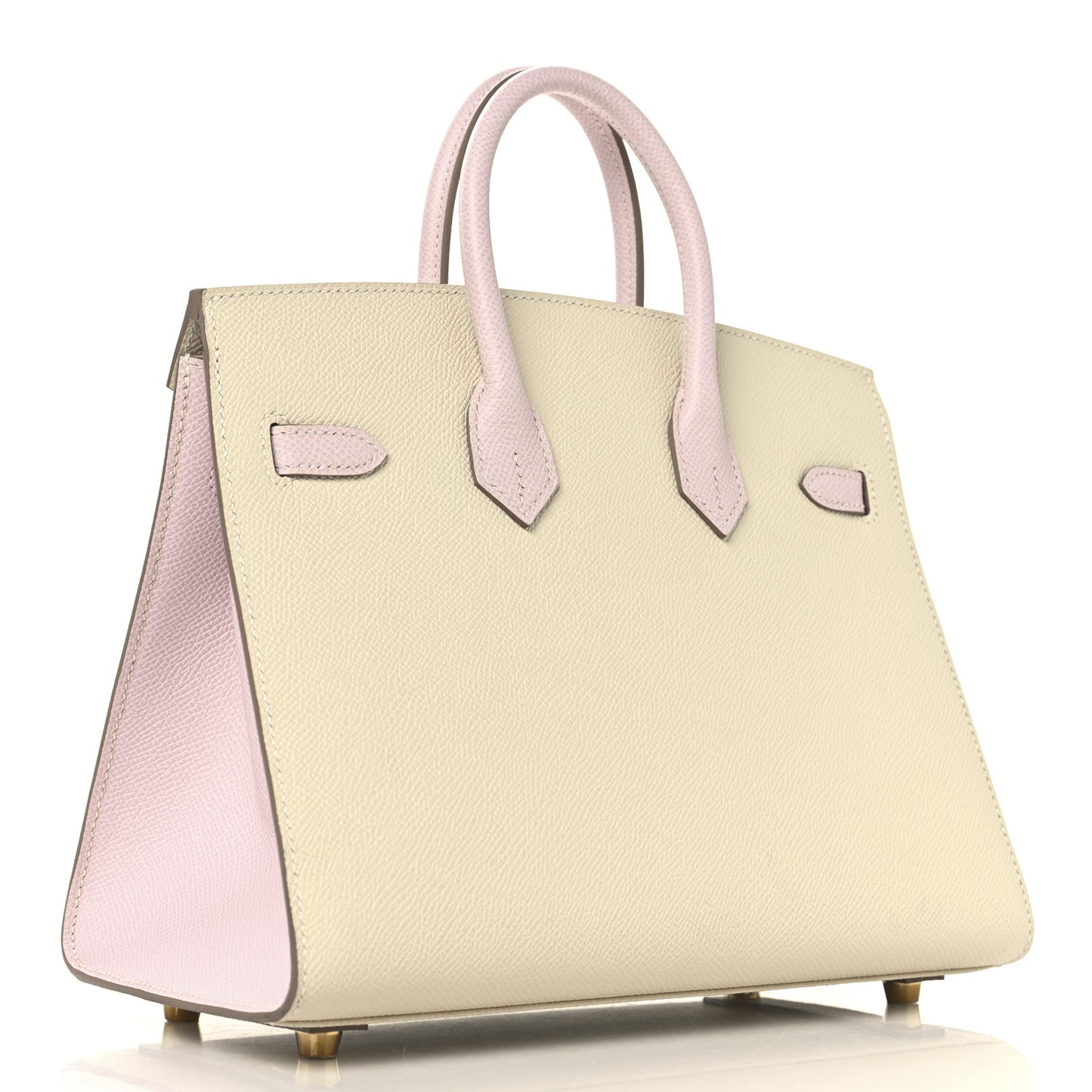 Epsom Horseshoe Birkin Sellier 25 Craie Mauve Pale