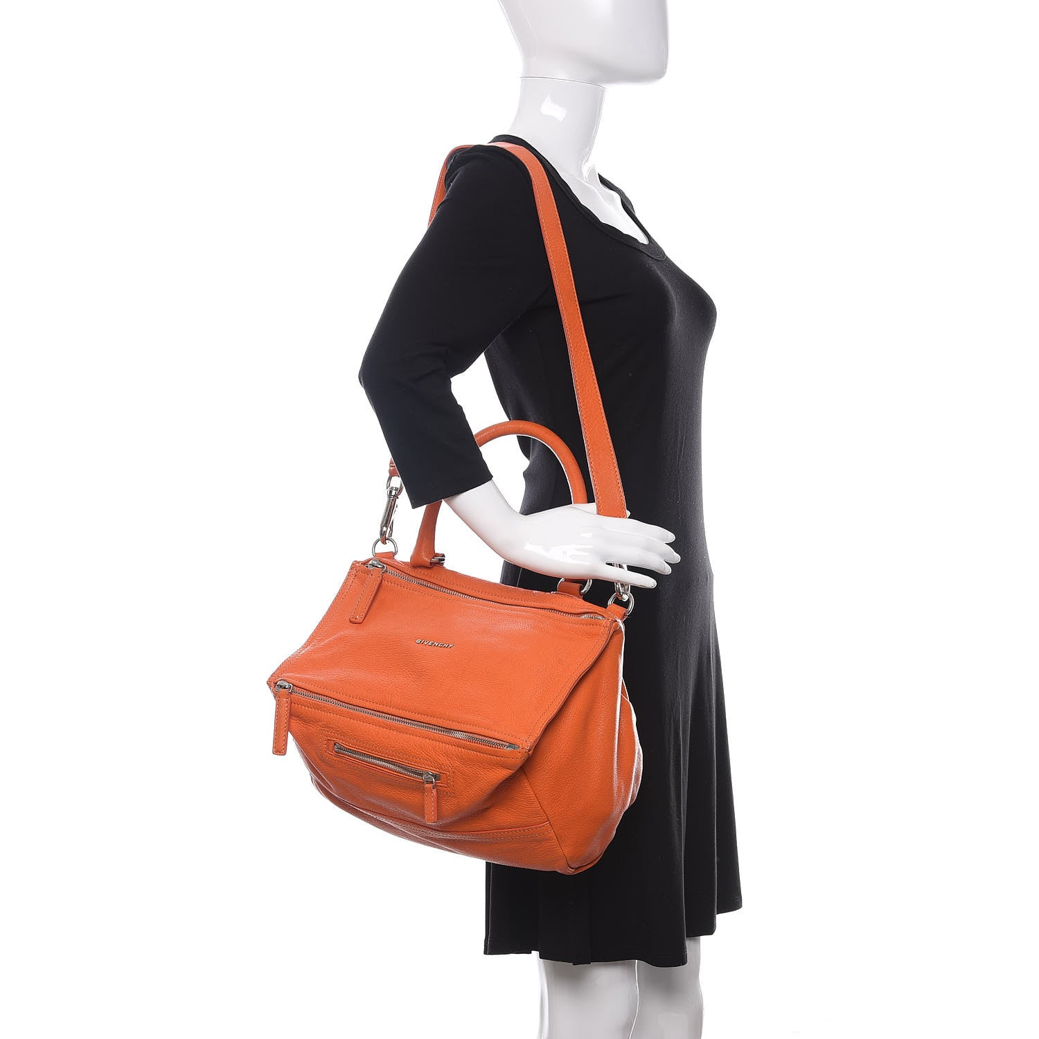 Givenchy Sugar Goatskin Medium Pandora Orange 2 of 22