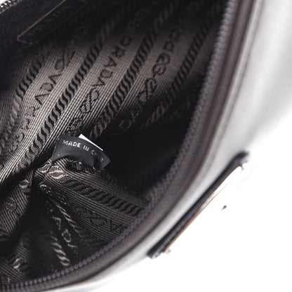 Prada Tessuto Nylon Saffiano Wristlet Grey 8 of 8