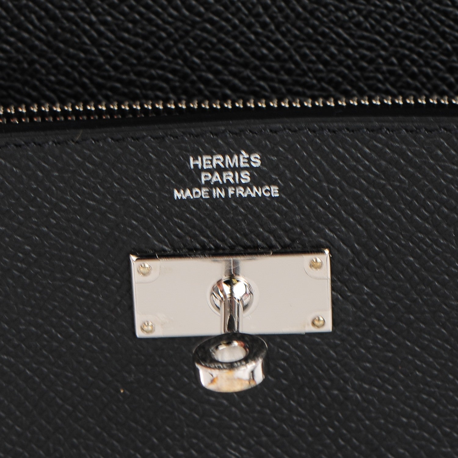 Hermes Epsom Kelly Longue Wallet Black 9 of 11