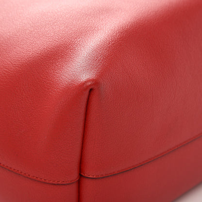 Saint Laurent Calfskin Large Shopping Tote Red 9 of 12