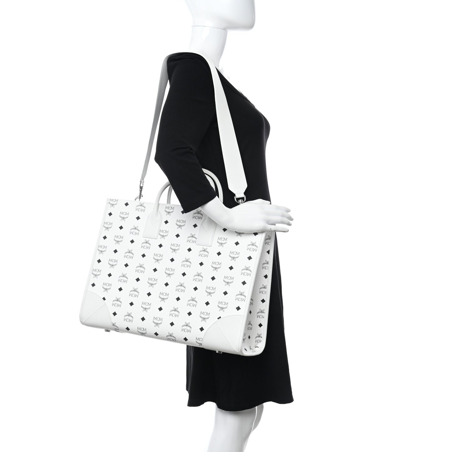 Visetos Large Munchen Tote White