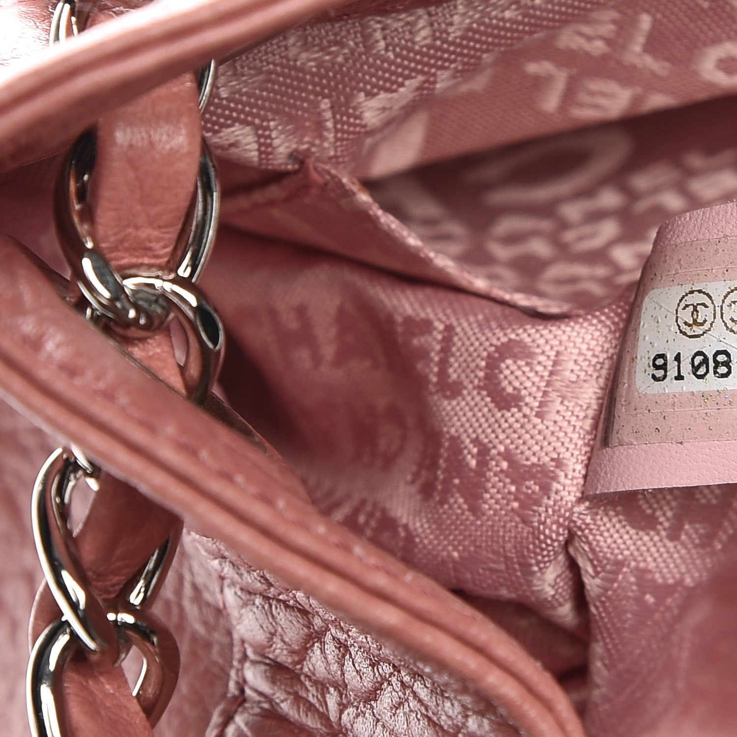 Chanel Grained Calfskin Mademoiselle Accordion Flap Pink 8 of 9