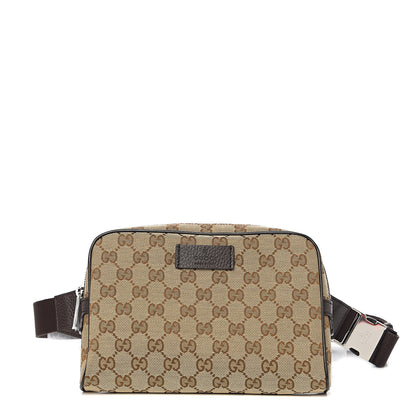 Gucci Monogram Belt Bag Dark Brown 1 of 9