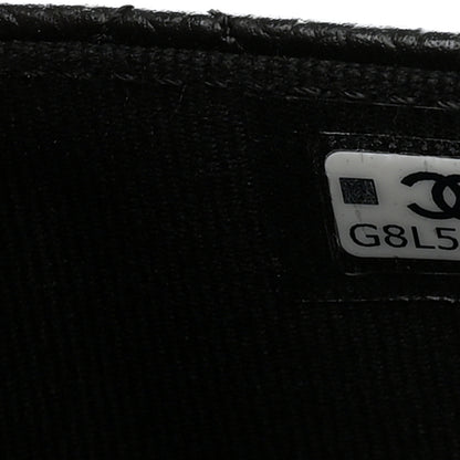 Chanel Caviar Quilted Flap Card Holder Wallet Black 8 of 9