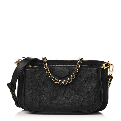 Louis Vuitton Empreinte Monogram Giant Multi Pochette Accessories Black 1 of 9