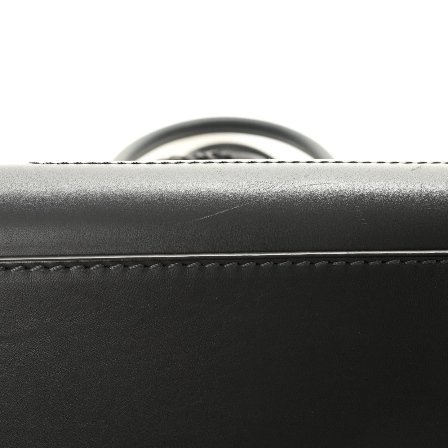 Smooth Calfskin Medium Phantom Luggage Grey