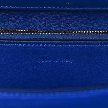 Celine Smooth Calfskin Medium Classic Box Flap Bag Royal Blue 7 of 11