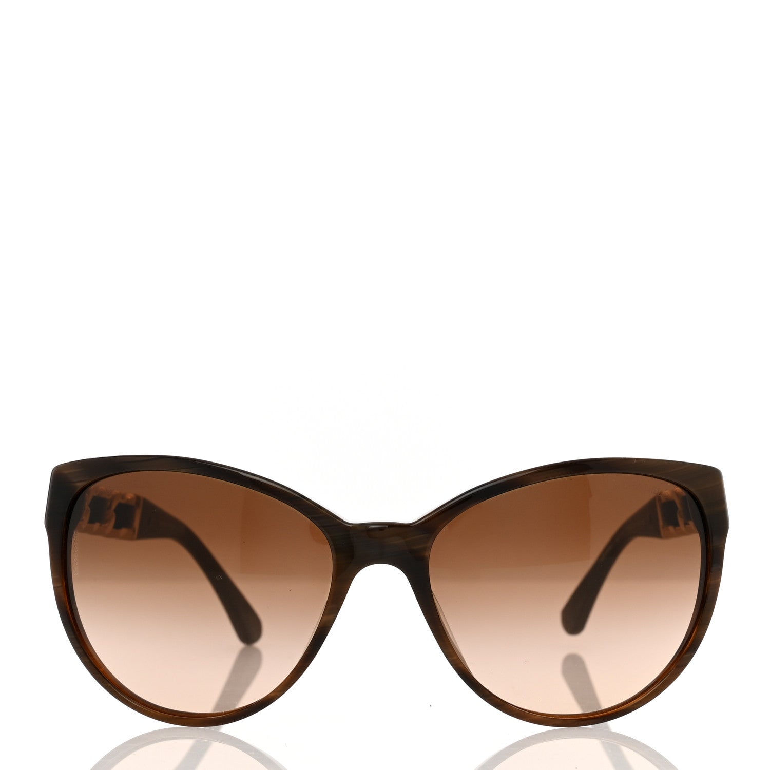 Chanel Acetate CC Chain Sunglasses 5215Q Brown 2 of 6