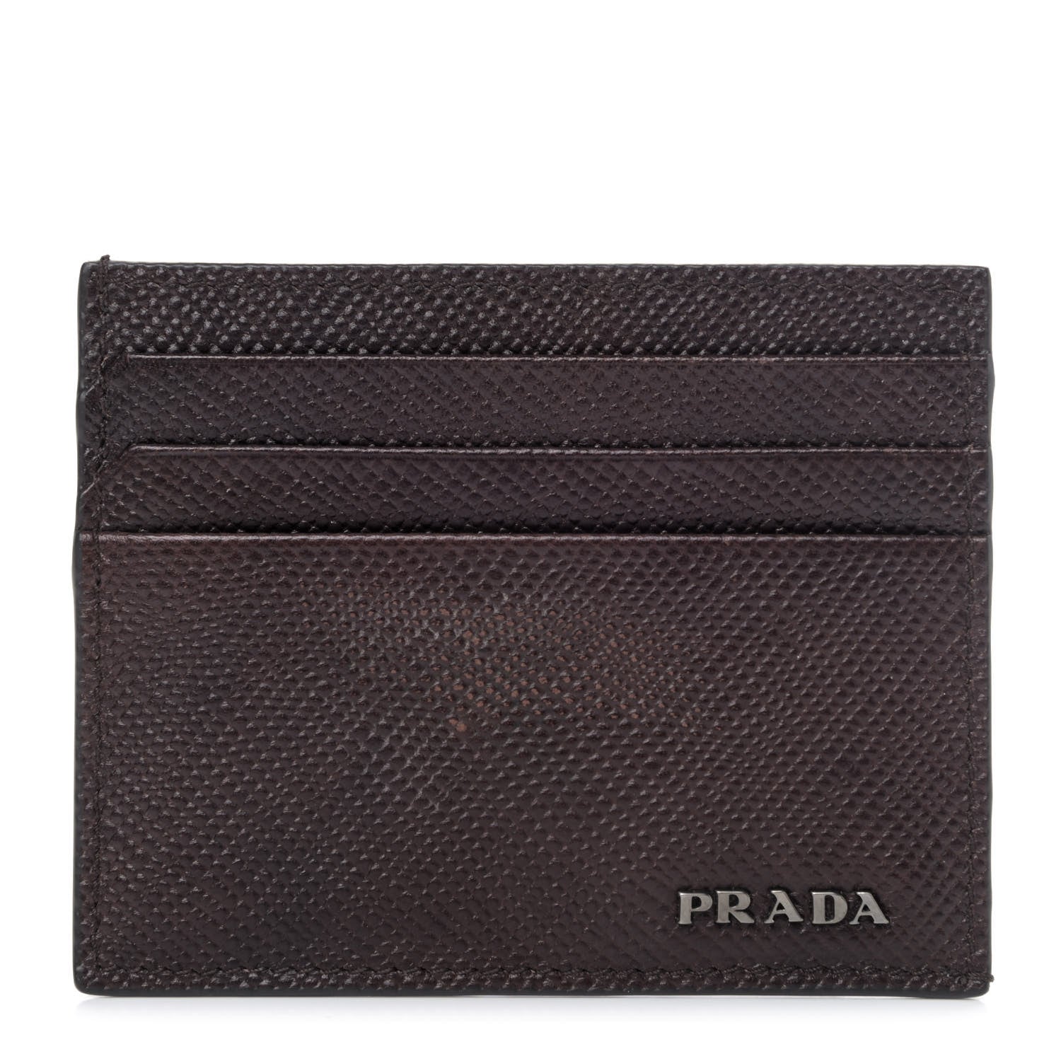 Prada Saffiano Card Case Caffe 1 of 4