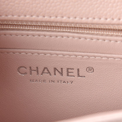 Chanel Caviar Quilted Mini Square Flap Pink 6 of 10