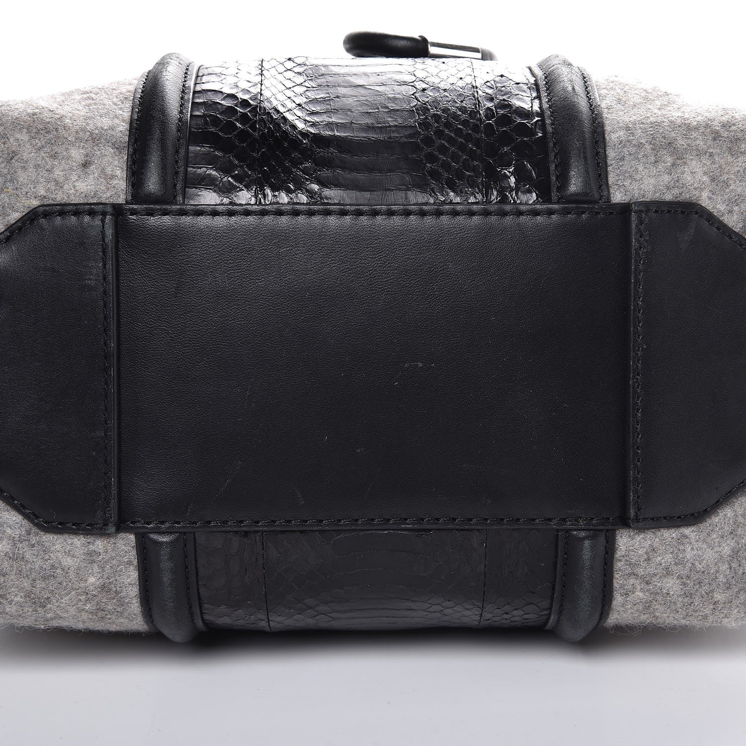 Alexander Wang Elaphe Felt Drawstring Bucket Black 11 of 15