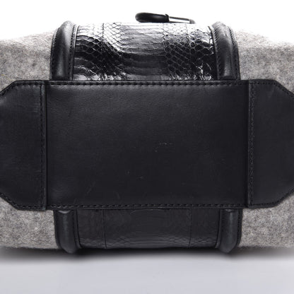 Alexander Wang Elaphe Felt Drawstring Bucket Black 11 of 15