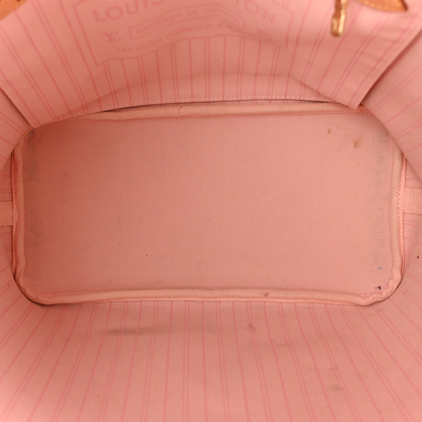 Damier Azur Neo Neverful lMM Rose Ballerine