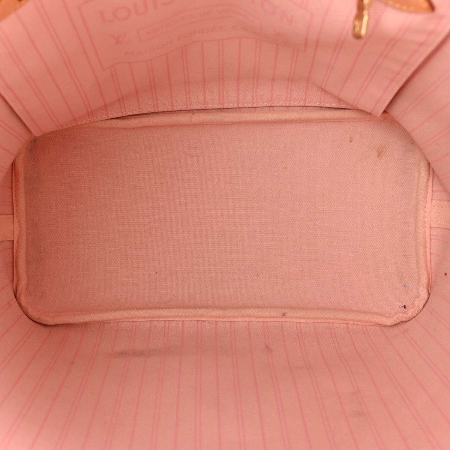 Louis Vuitton Damier Azur Neo Neverful lMM Rose Ballerine 5 of 11