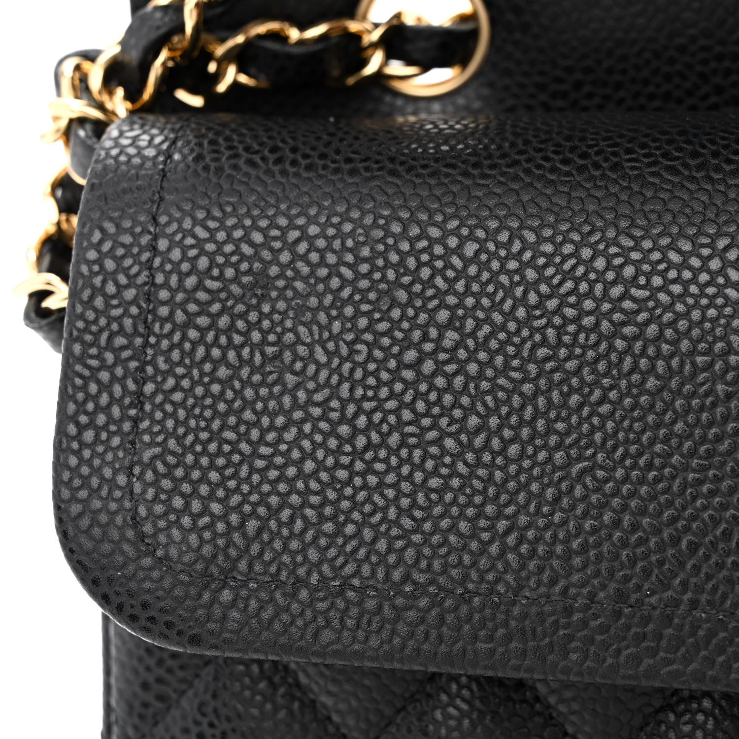 Chanel Caviar Quilted Medium Double Flap Black 11 of 12