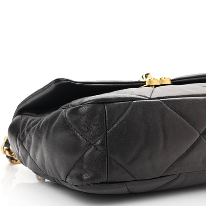 Chanel Goatskin Quilted Medium Chanel 19 Flap Black 8 of 10
