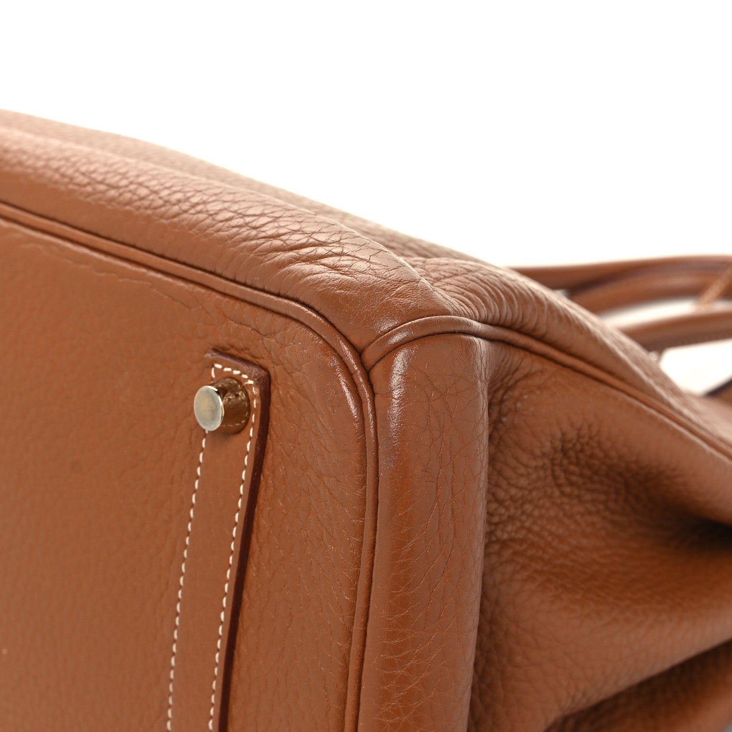Hermes Taurillon Clemence Birkin 35 Gold 12 of 13