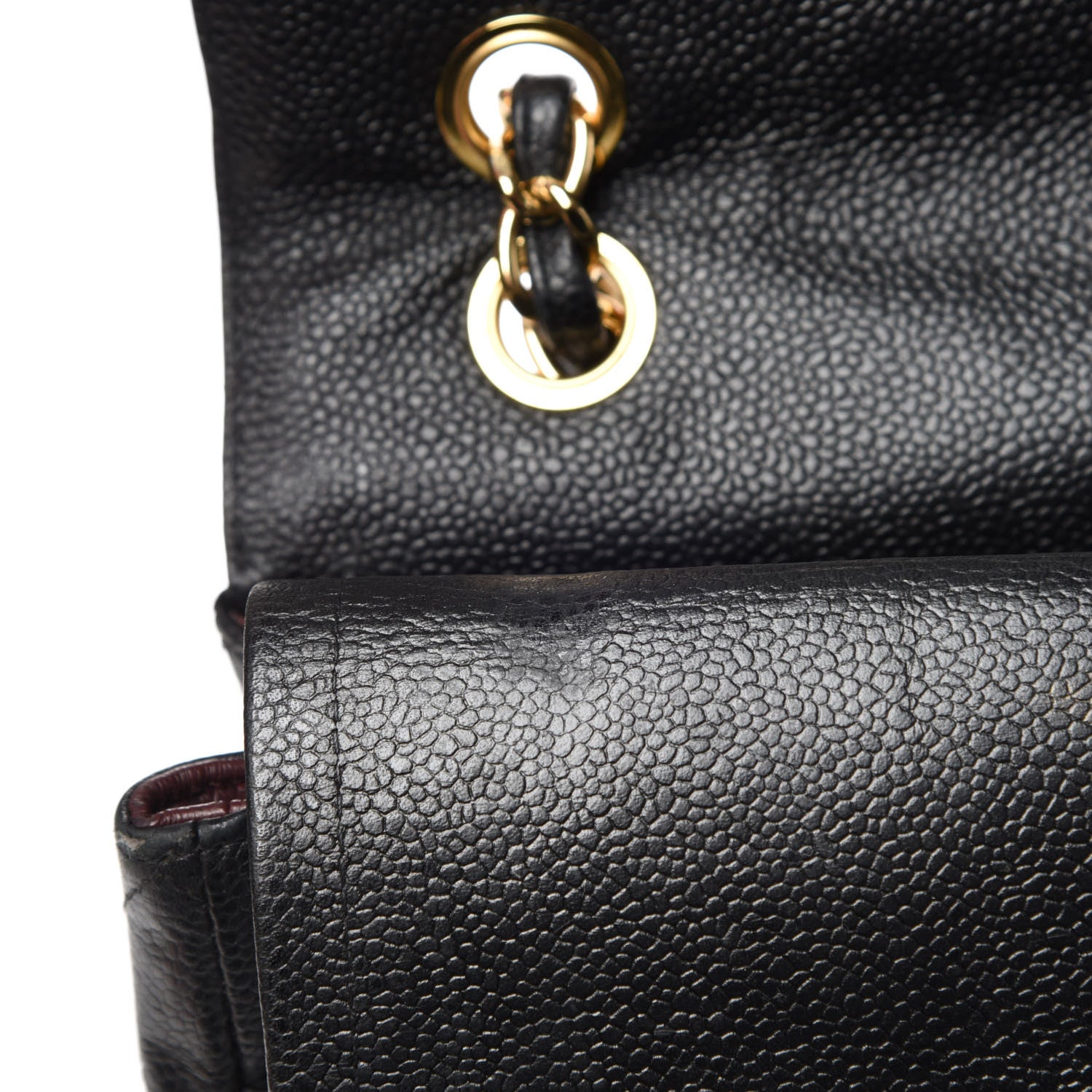 Chanel Caviar Quilted Maxi Double Flap Black 15 of 19