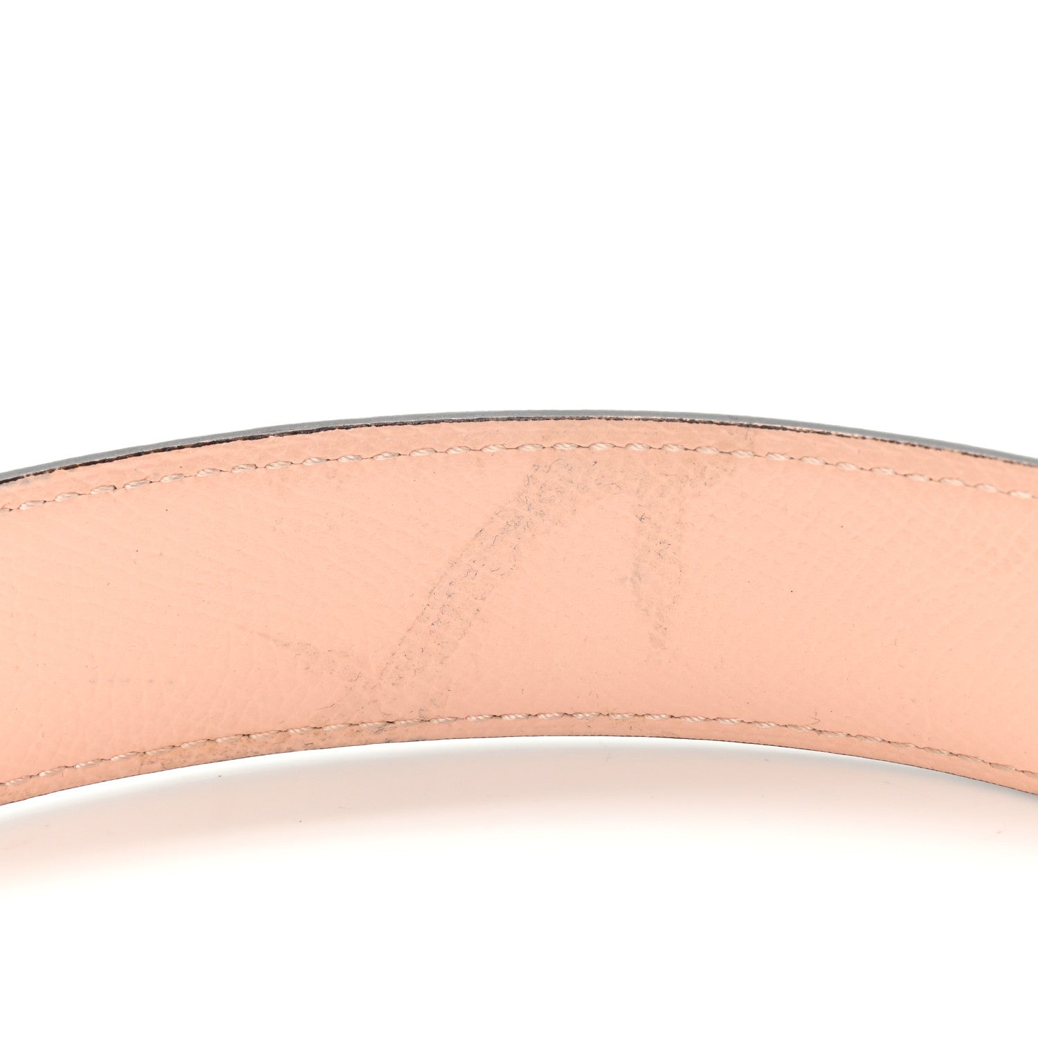 Hermes Epsom Swift 32mm Guilloche H Belt 90 Bleu Ocean Rose Eglantine 7 of 8