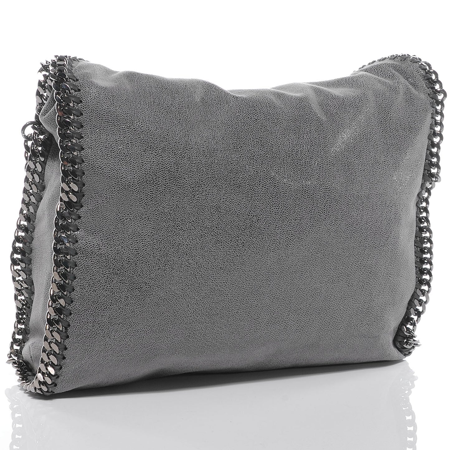 Faux Leather Shaggy Deer Falabella Gray