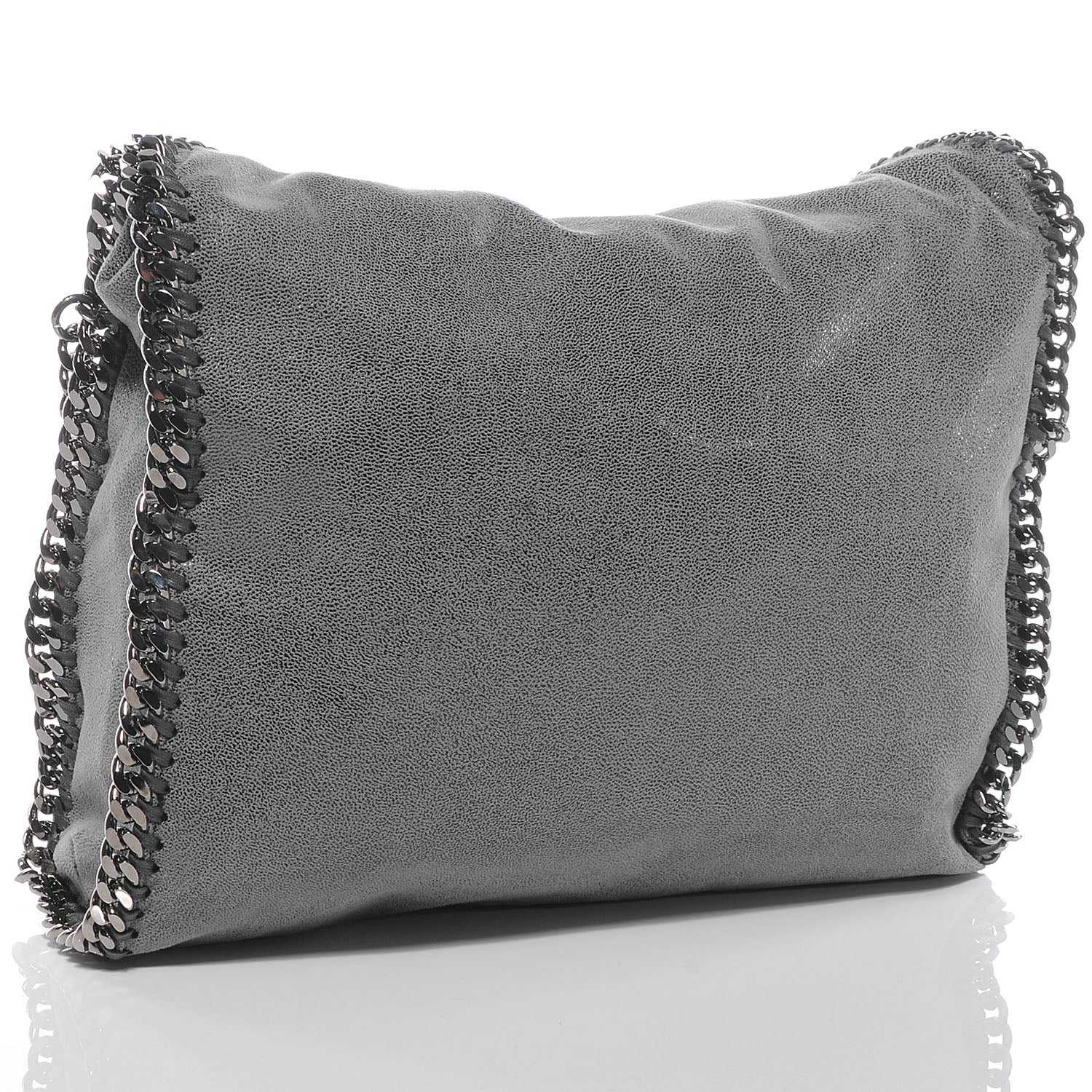 Stella McCartney Faux Leather Shaggy Deer Falabella Gray 3 of 6