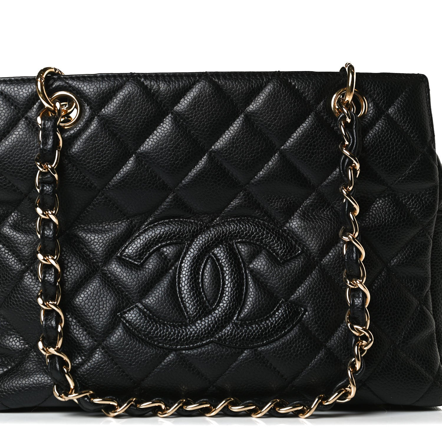 Chanel Caviar Quilted Petit Timeless Tote PTT Black 8 of 14