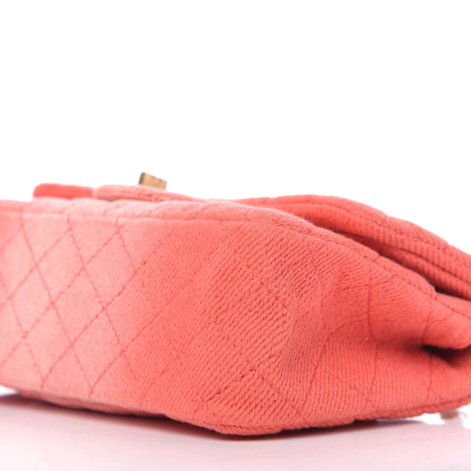 Chanel Ombre Denim Quilted 2.55 Reissue 225 Flap Coral 7 of 10