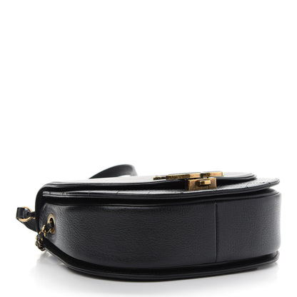 Chanel Shiny Calfskin Goatskin Quilted Small Coco Curve Messenger Flap Black 3 of 8