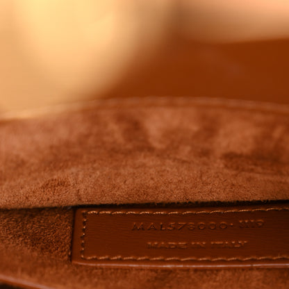 Saint Laurent Canvas Calfskin Medium Classic Monogram Cassandra Top Handle Tan Natural 8 of 13