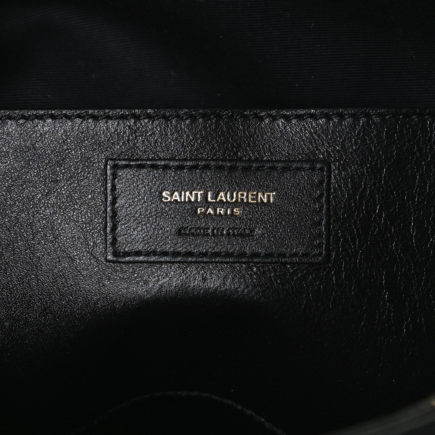 Lambskin Quilted Lolita Bucket Bag Black