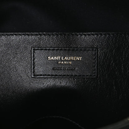 Saint Laurent Lambskin Quilted Lolita Bucket Bag Black 7 of 11