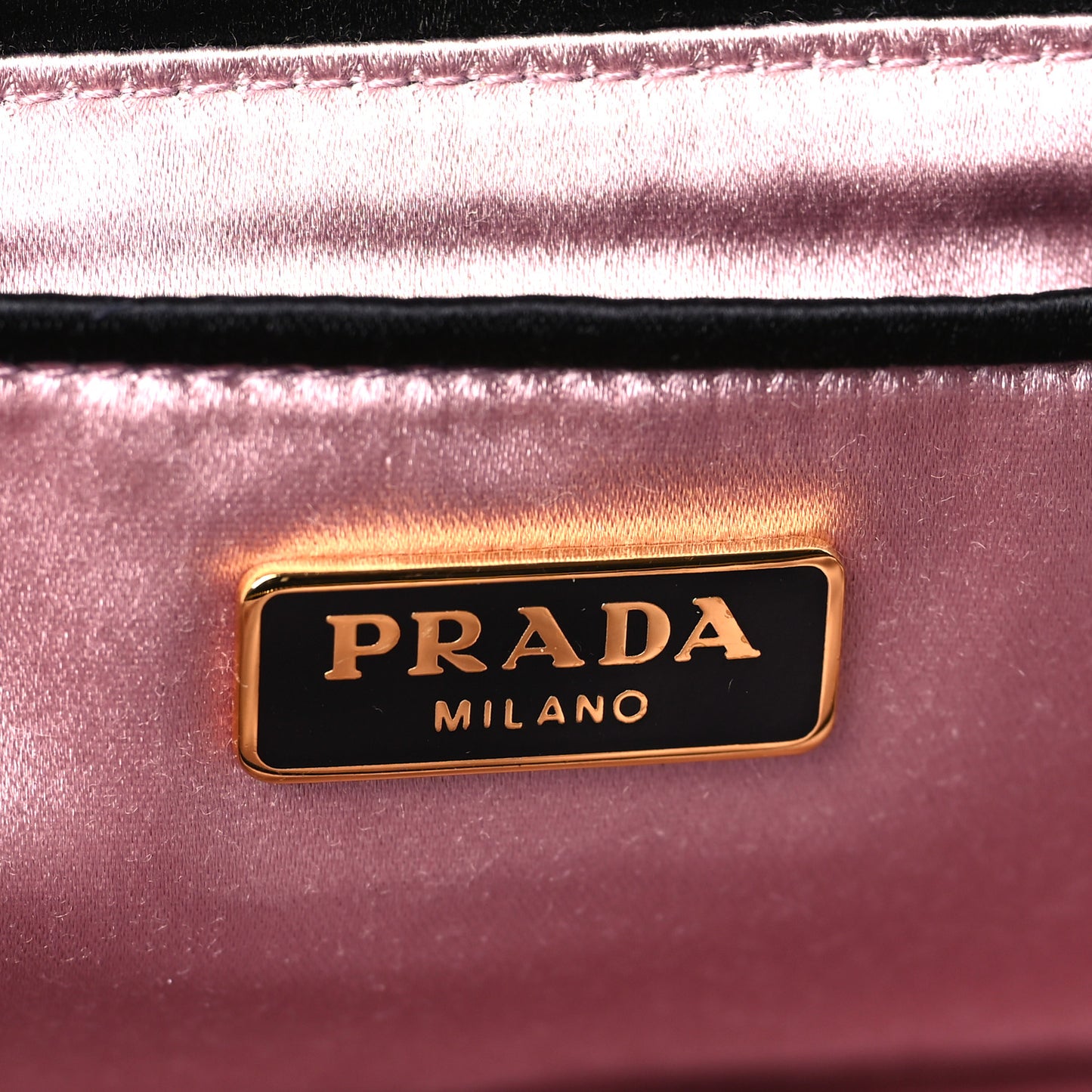 Satin Raso Evening Clutch Black