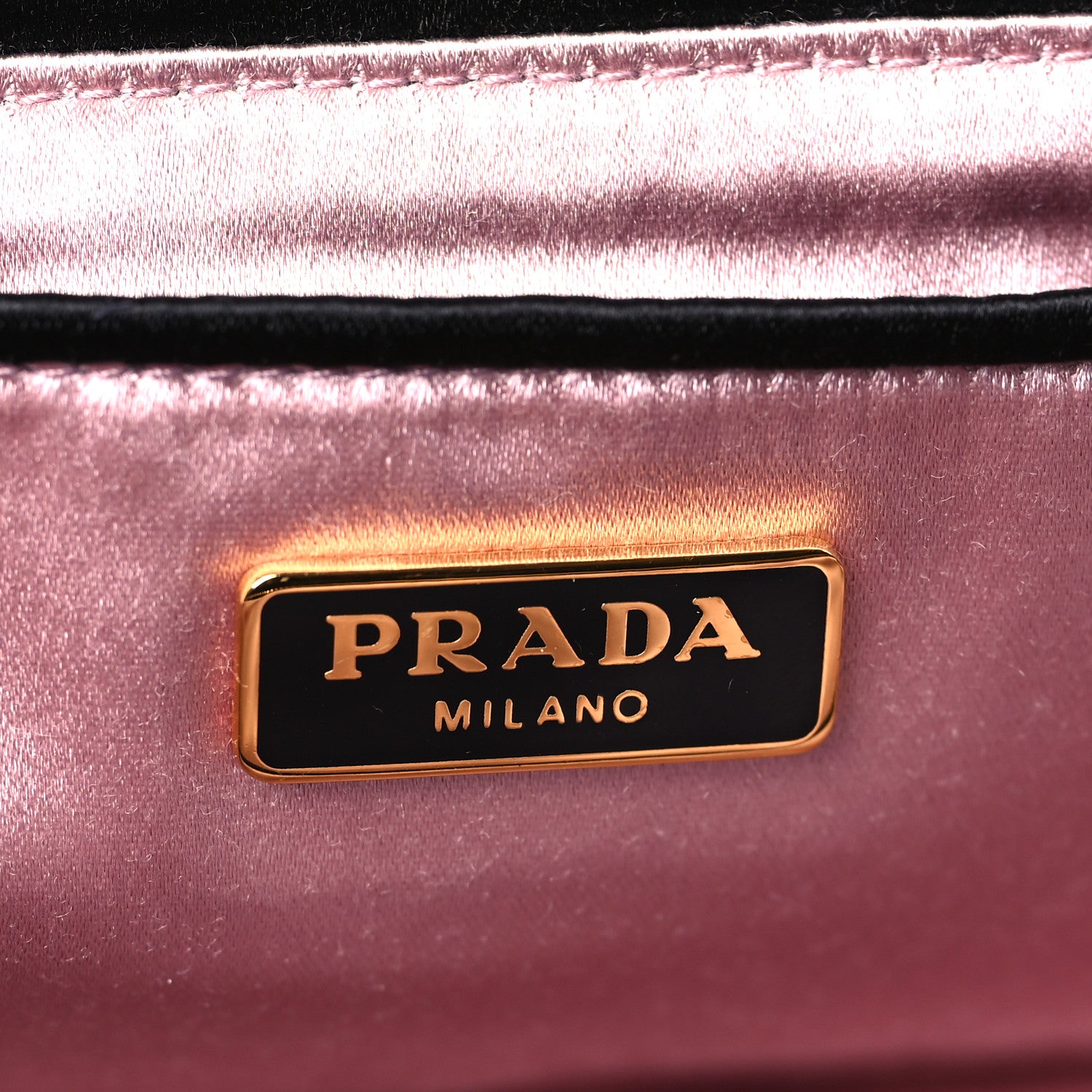 Prada Satin Raso Evening Clutch Black 6 of 7