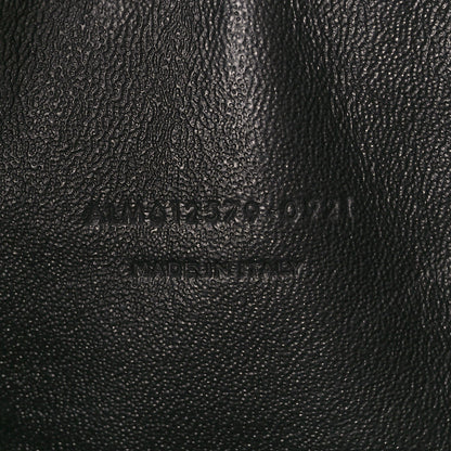 Saint Laurent Grain De Poudre Matelasse Monogram Mini Lou Camera Bag Black 9 of 12