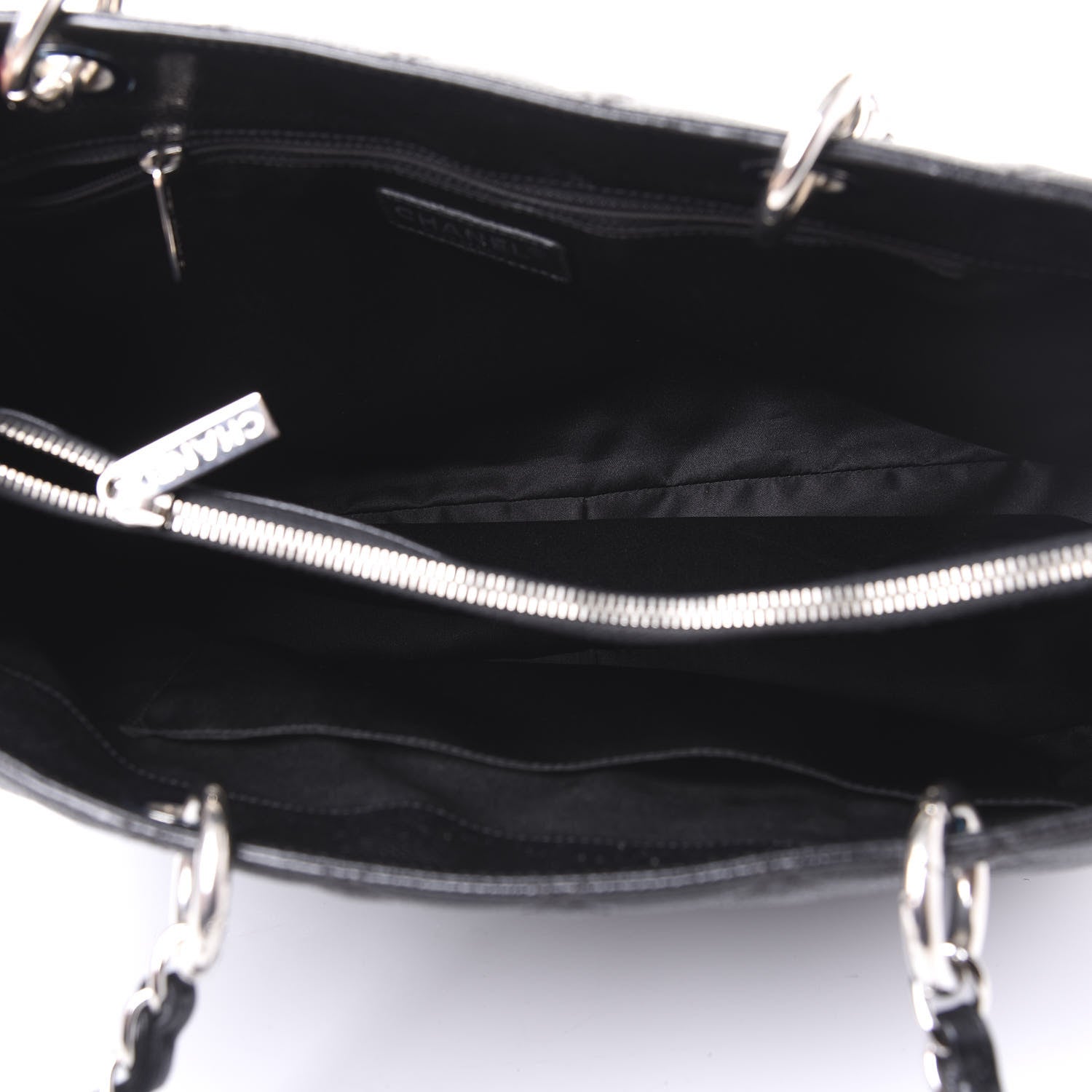 Chanel Caviar Quilted Grand Shopping Tote GST Black 4 of 11