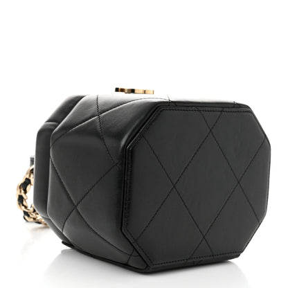 Chanel Lambskin Quilted Vendome Case Black 4 of 10