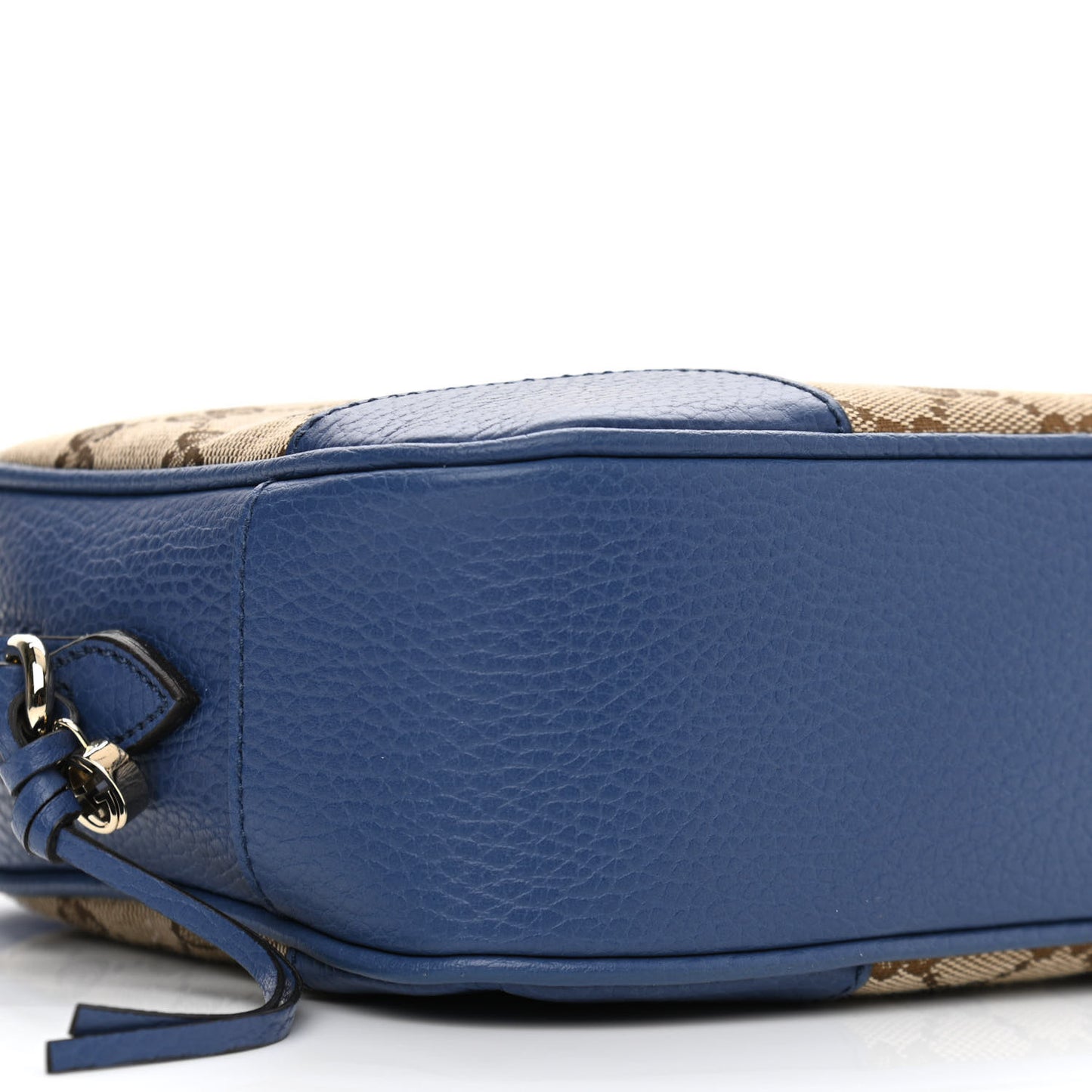 Monogram Dollar Calfskin Mini Bree Messenger Bag Beige Ebony Caspian