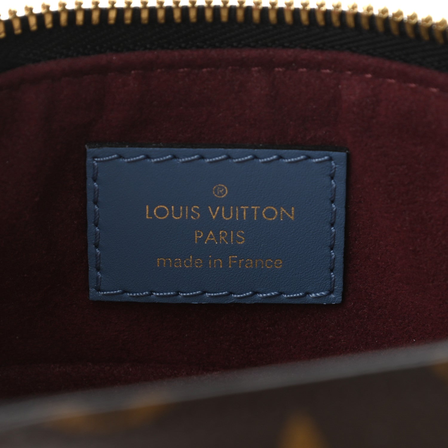 Louis Vuitton Monogram Beaubourg Hobo Mini Bordeaux Red Peach Safran Blue Jean Blue 6 of 9