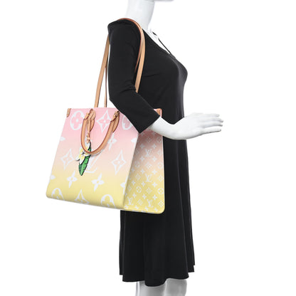 Louis Vuitton Monogram Giant By The Pool Onthego GM Light Pink 2 of 12