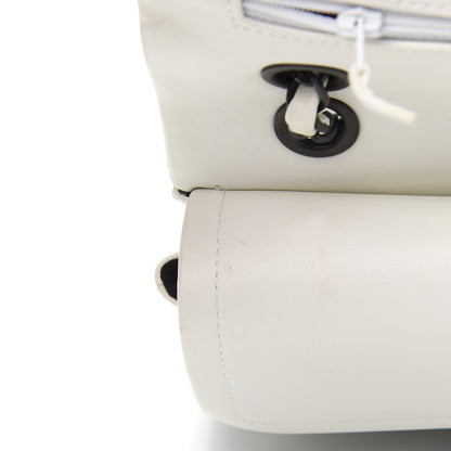 Chanel Lambskin Crystal Embroidered Medium Garden Of Versailles Double Flap Black White 8 of 17