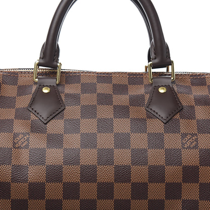 Louis Vuitton Damier Ebene Speedy Bandouliere 30 9 of 9