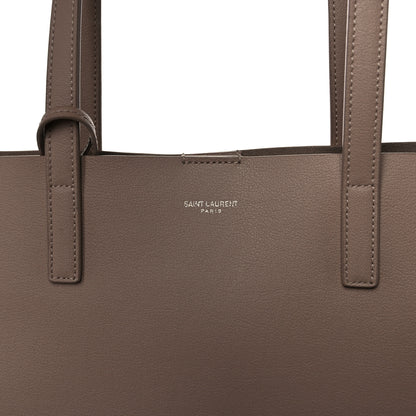 Saint Laurent Calfskin Large Shopping Tote Dark Beige 6 of 9