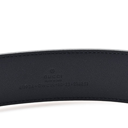Gucci Guccissima Signature Interlocking G 40mm Belt 80 32 Blue 3 of 5