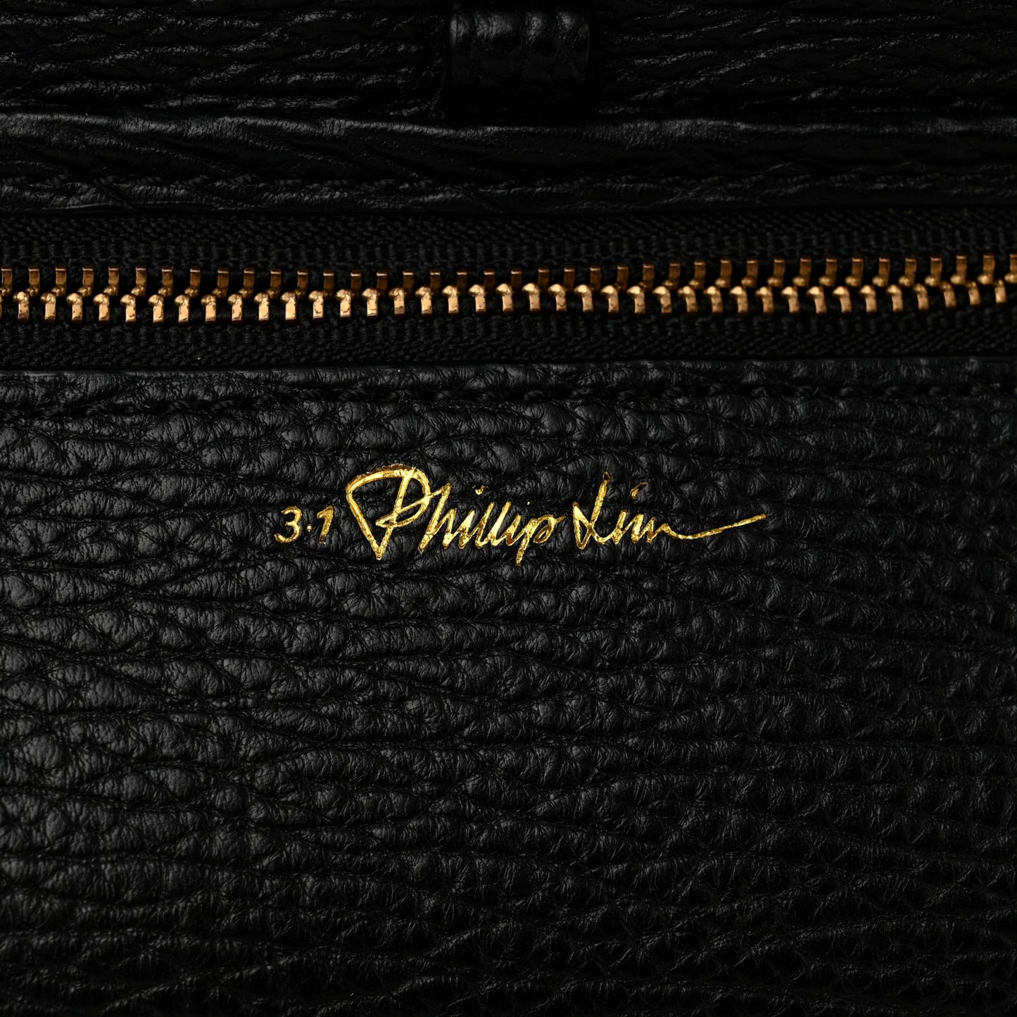 Textured Calfskin Medium Pashli Satchel Black
